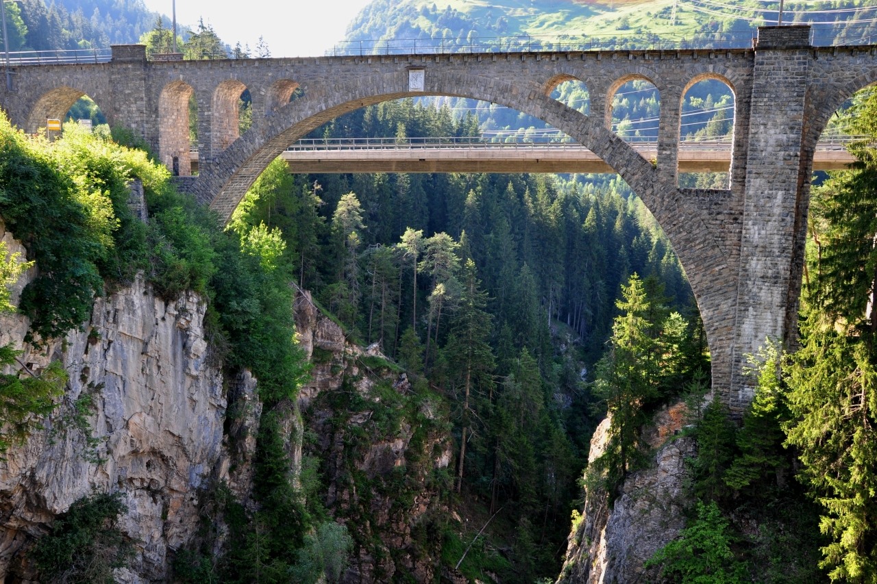 Soliser Viadukt, Alvaschein